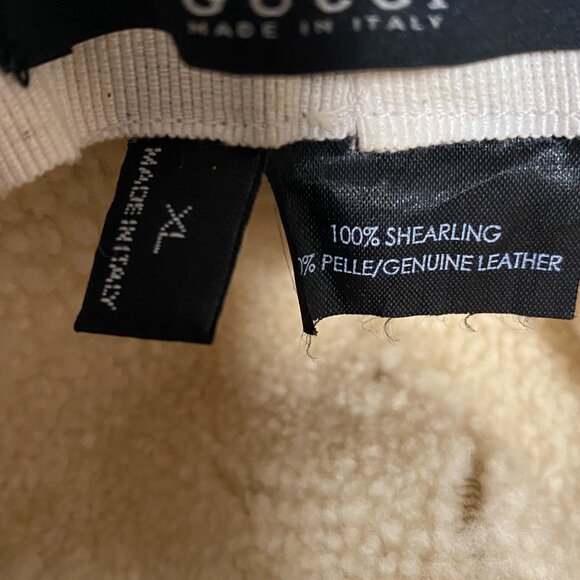 Gucci Womens Shearling Trapper Hat XL - Picture 7 of 7